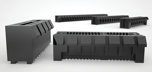 Figure 1. Samtec’s low profile PCIe connector.